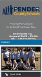 Mobile Screenshot of pendercountyschools.org
